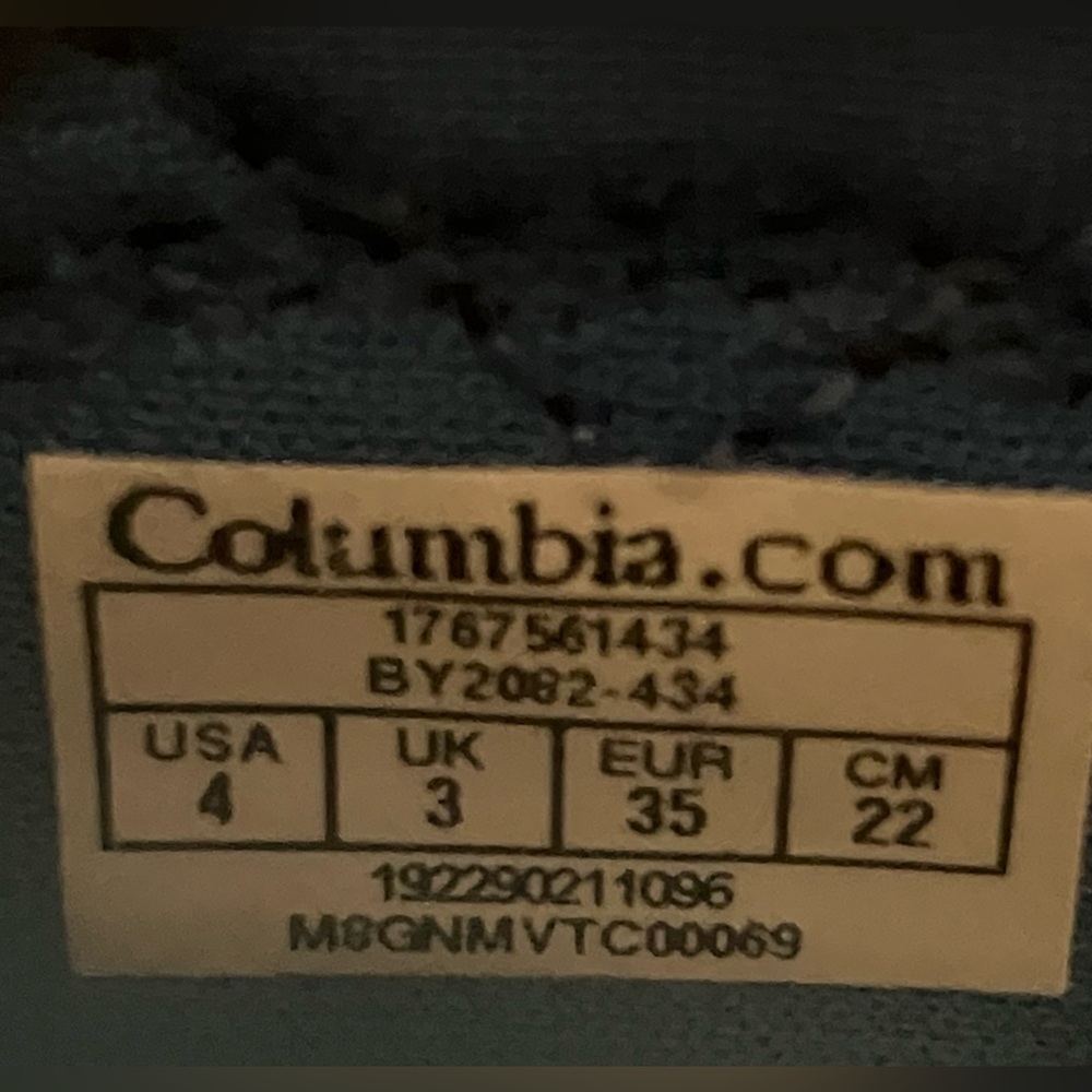 Columbia Techsun Wave Omnishield Boys Blue Hook And Loop Sandals Shoes Size 4 - Picture 16 of 16